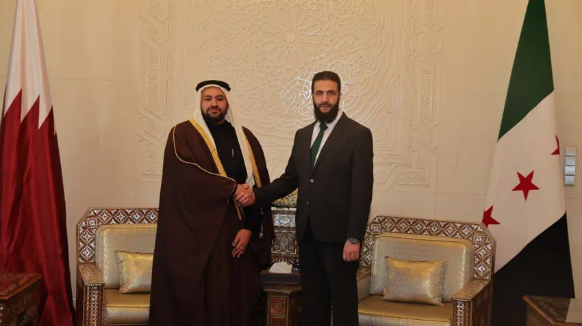 شاندێکی قەتەری سەردانی سووریان کرد