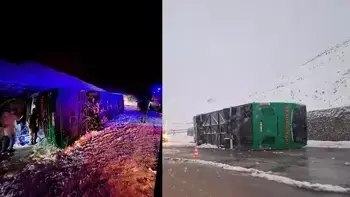 Li Çewlikê otobusa rêwiyan wergeriya! Mirî û birîndar hene!