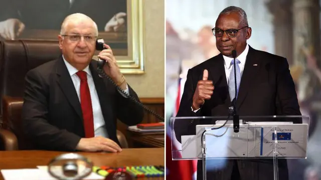 Wezîr Guler bi hevtayê xwe yê Amerîkî Austin re axivî