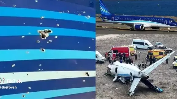 Ukrayna: Balafira Azerbaycanê ji aliyê sîstema parastina hewayî ya Rûsyayê ve hat xistin