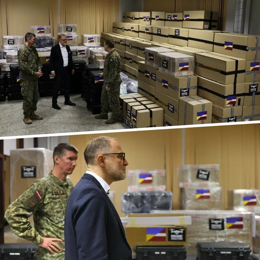 لاتڤیا زیاتر لە ١٠٠٠ فڕۆکەی بێفڕۆکەوانی بۆ ئۆکراین کڕیوە