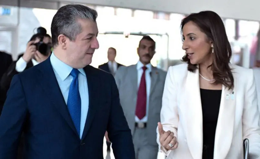 Mesrûr Barzanî bi Wezîra Behreynê re civiya