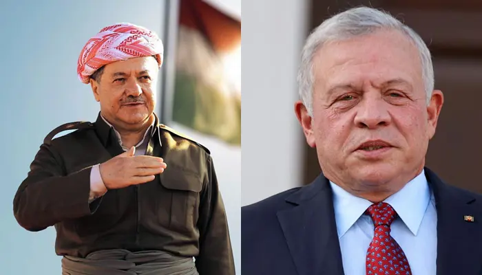 Sah Ebdullah serxwesî da Serok Barzanî