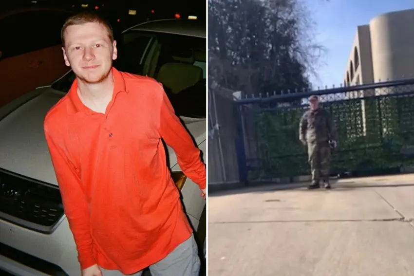 ABD askeri, Israil elçiligi önünde Gazze için kendini yakti!