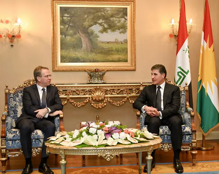 سه‌رۆكى هه‌رێمى كوردستان پێشوازى له‌ باڵیۆزى نوێى فه‌ڕه‌نسا كرد