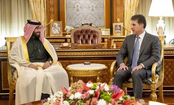 Nêçîrvan Barzanî pêswazî li Balyozê Qeterê kir