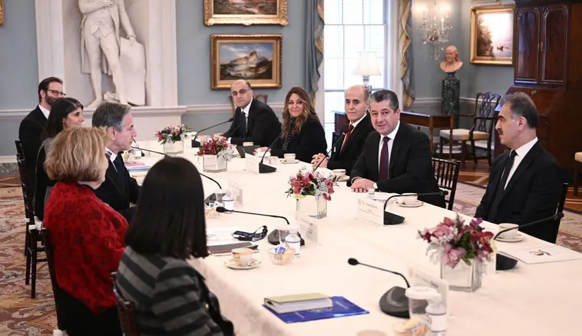 Daxuyaniya Amerîkayê li ser hevdîtina Mesrûr Barzanî û Blinken