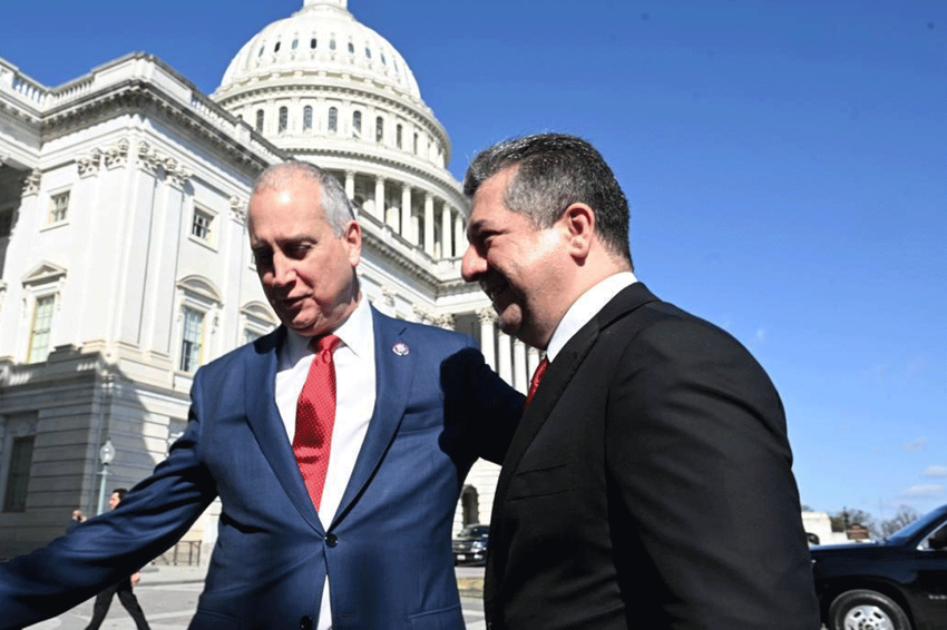 Mesrûr Barzanî bi Senator Chris Van Hollen û Mario Diaz-Balart re hevdîtin kir