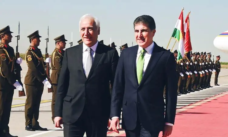 Serokê Herêma Kurdistanê pêswaziyê li Serokkomarê Ermenistanê kir