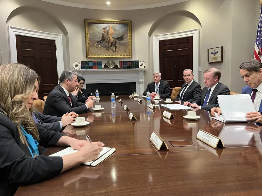 Mesrur Barzani, Jake Sullivan ile bir araya geldi