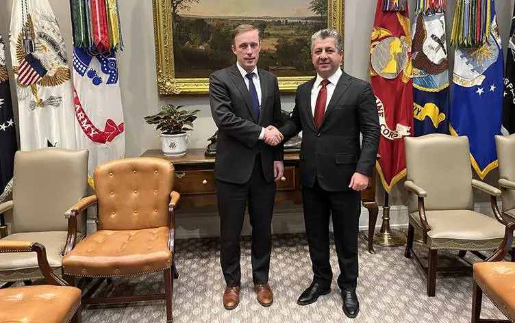 Serokwezîr Mesrûr Barzanî bi Jake Sullivan re civiya