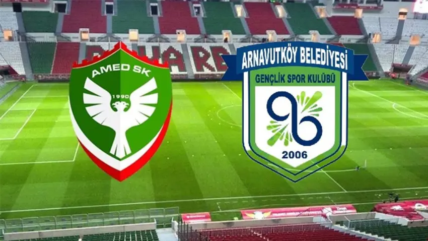 Amedspor-Arnavutköy Belediyespor maçinin yayinlanacagi platform belli oldu