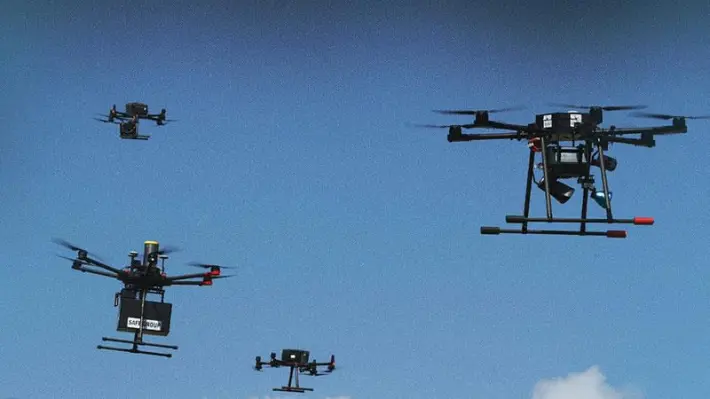 ئۆكراینا بە ژماریەك فڕۆكه‌ی بێفڕۆكه‌وان هێرشی كرده‌ سه‌ر روسیا