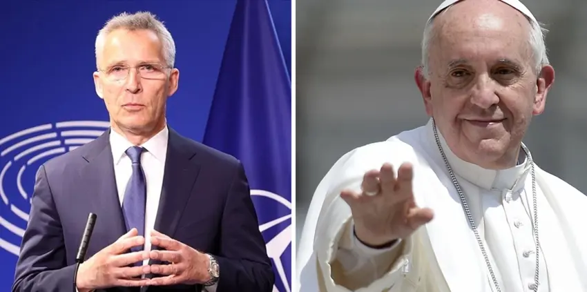 Stoltenberg bo Papa: Nabe teslîmbûna Ukraynayê bê xwestin!