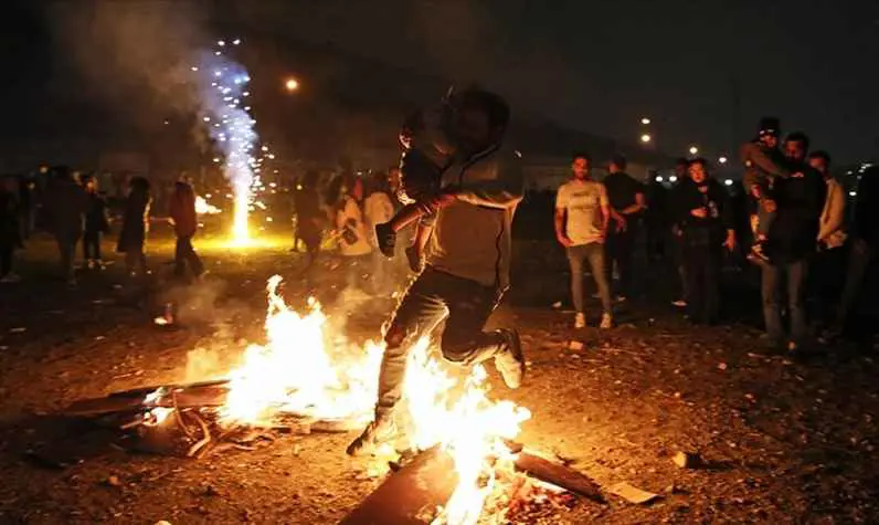 Pîrozbahiyên “Çarsema Surî” li Îranê: 14 kustî, zêdetirî 2 hezar birîndar