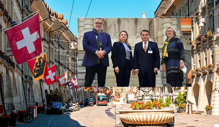 Sanda Rojavayê Kurdistanê bi senator û parlamenterên Swîsreyê re civiya