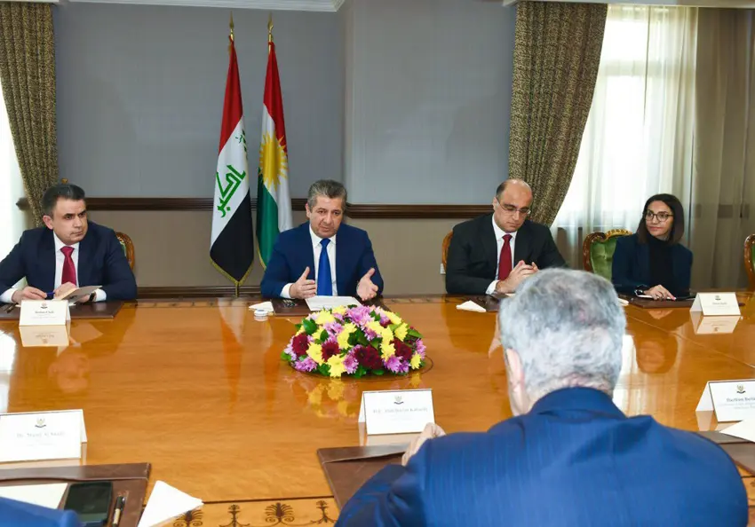 Serokwezîr pêswaziya sanda hevbes a Encumena Rêveberiya Banka Bexda û Banka Urdin-Kuweytê kir