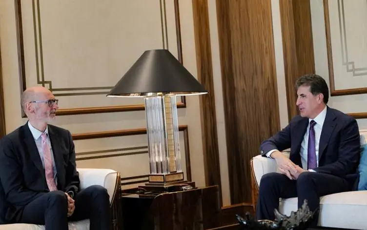 Neçirvan Barzani ile Ingiliz Büyükelçi ile bir araya geldi