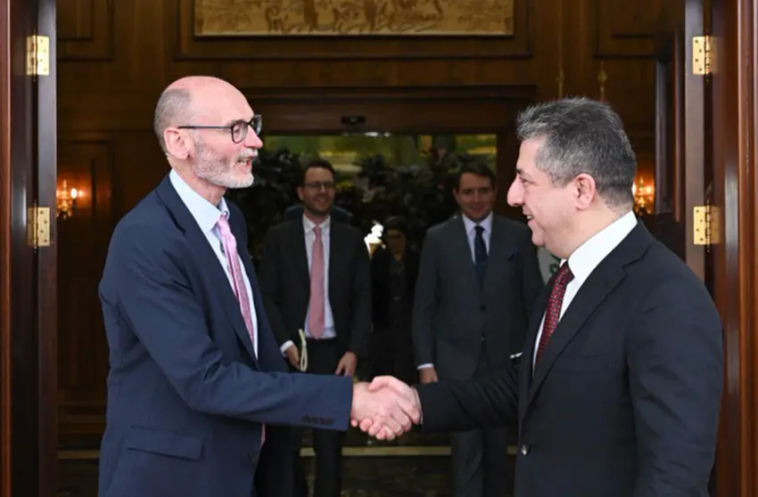 Serowezîr Mesrûr Barzanî balyozê Îngîltere qebûl kir