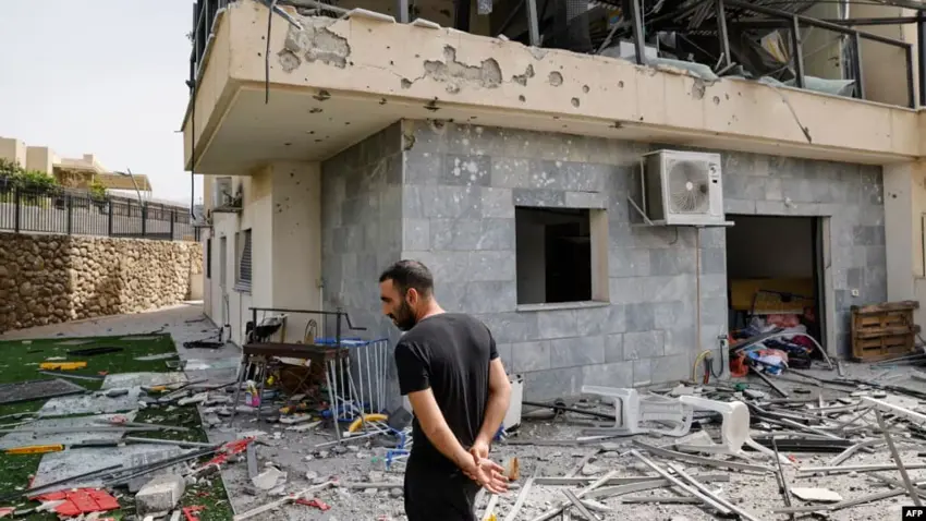 هاوڵاتییەکی مەدەنی بەهۆی هێرشە مووشەکییەکانی حزبوڵڵاوە بۆ سەر ئیسرائیل کوژرا