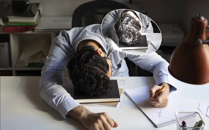 تەنها دوو شەو کەم خەوی دەتوانێت هەست بە پیری بکەیت