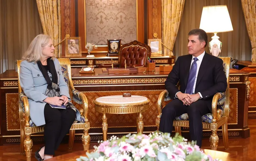 Neçirvan Barzani ile ABD'nin Bagdat Büyükelçisi bir araya geldi