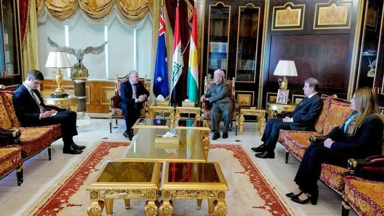 Baskan Barzani, Avustralya'nin Irak Büyükelçisi ile bir araya geldi