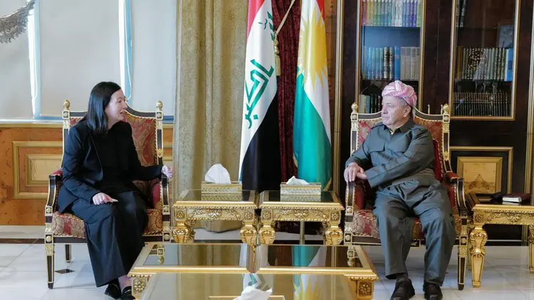 Baskan Barzani, ABD Disisleri Bakan Yardimcisini kabul etti