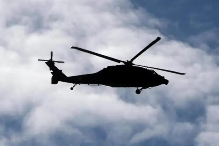 ABD ordusuna ait helikopter düstü!