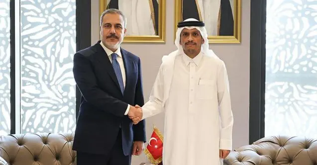 Hakan Fîdan bi Serokwezîrê Qeterê re axivî