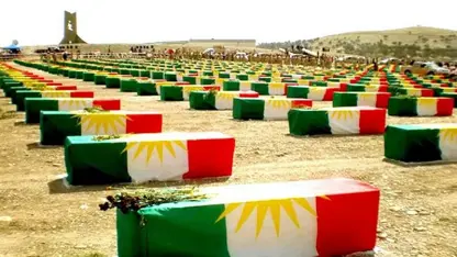 36. Salvegera Enfalê: 182 hezar Kurdên hatibûn jenosîdkirin têne bibîranîn