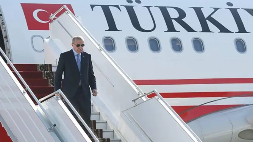 Erdogan ve beraberindeki heyet, Bagdat'ta