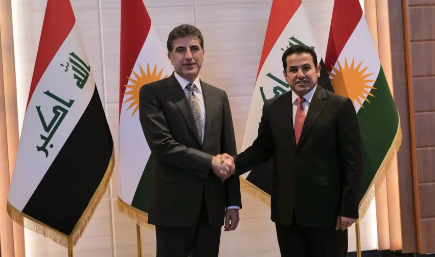 Serokê Herêmê bi Sêwirmendê Ewlehiyê yê Iraqê Eracî re civiya