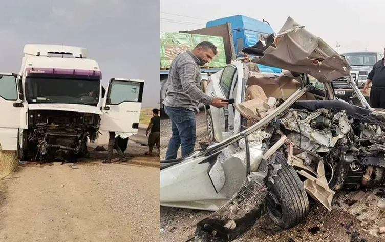 Li devera Germiyanê di qeza çûnûhatê de 3 kes mirin û kesekî birîndar bû