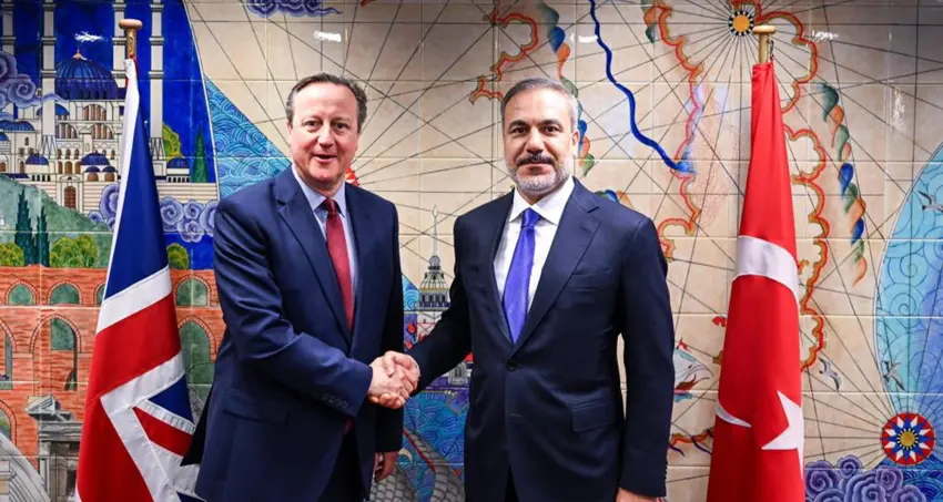 Hakan Fidan bi hemkarê xwe yê Îngîlîz re hevdîtin kir