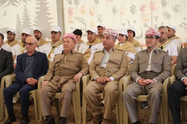 سەرۆک بارزانی سەردانی خێوەتگەی تایبەت بە گەنج و لاوانی کوردستانی سووریا دەکات