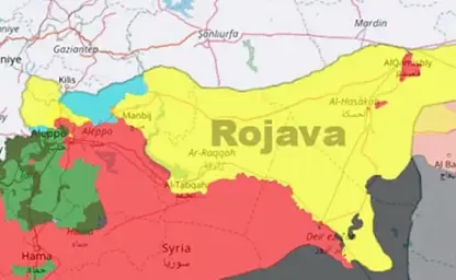 Nexşeya Îdarî ya Rojavayê Kurdistanê hate guhertin: 15 bajarên mezin û 40 bajarok
