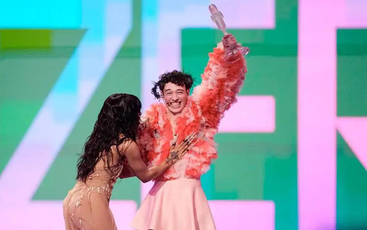 Swîsre di Eurovisionê de bû yekem, Îsraîl jî bû 5emîn