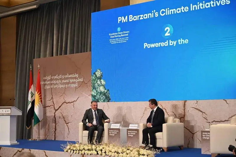 سەرۆکوەزیران مەسروور بارزانی : ئەوەی گرینگە ئێستا چۆن ڕووبەڕووی مەترسییەکانی گۆڕانی کەش وهەوا ببینەوە