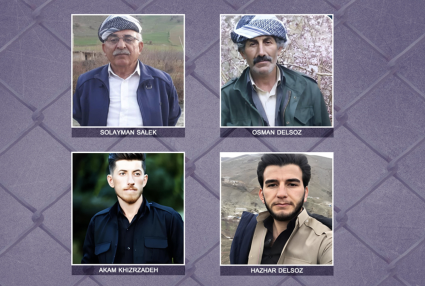 چوار هاووڵاتیی کورد سزای بەندکرانیان بەسەردا سەپا