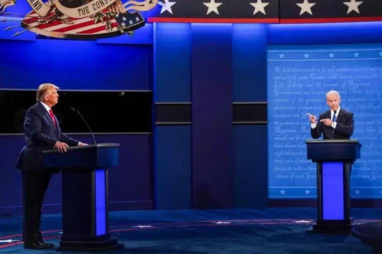 Dîrokên ku Biden û Trump wê di wesana zindî de bên hemberî hev hatin eskerekirin