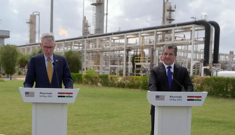 Ji Mesrûr Barzanî û Berpirsê Amerîkî hevdîtineke girîng li ser enerjiya Kurdistanê: 'Amerîkayê soz daye'