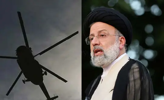 Angast: Helîkoptera ku Serokomarê Îranê Reîsî tê de bû ket