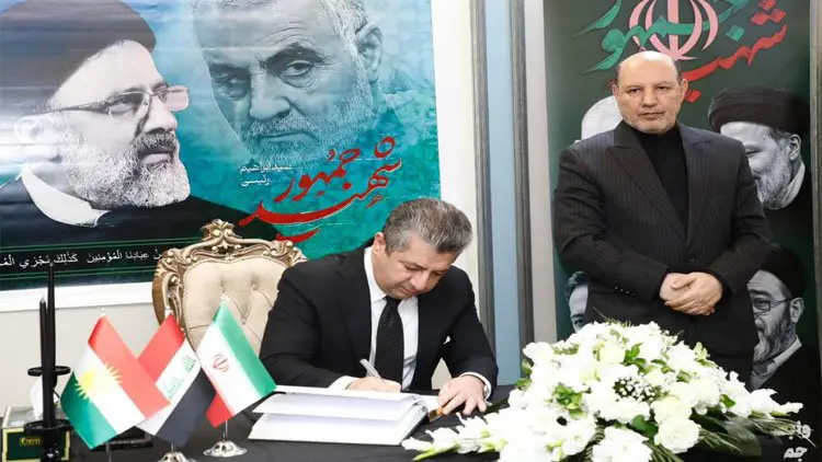 Basbakan, Iran Cumhurbaskani Reisi’nin taziye merasimine katildi