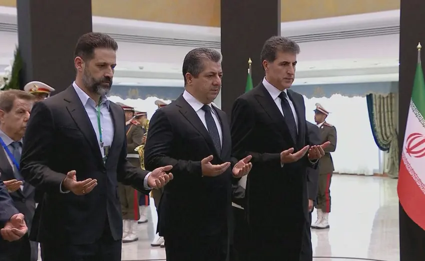 Serok û Serokwezîr ji bo axsipartina Îbrahîm Reîsî gihîstin Tehranê