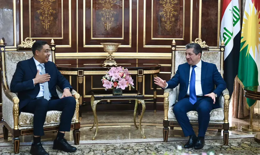 Mesrûr Barzanî bi Balyozê Kuweytê re civiya