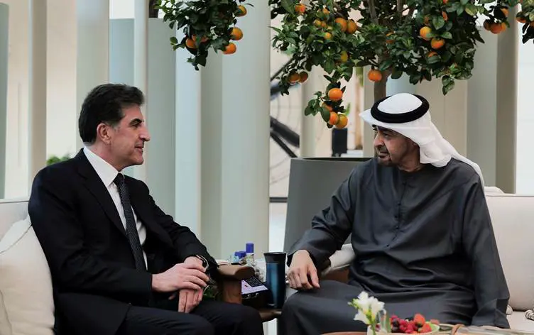 Nêçîrvan Barzanî û Serokê Îmaratê re civiyan: Herdu serok hevnêrîn in