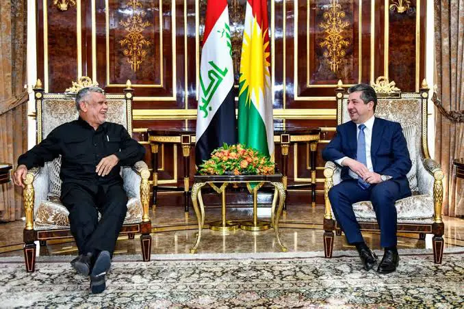 Basbakan, Hadi Amiri ile bir araya geldi