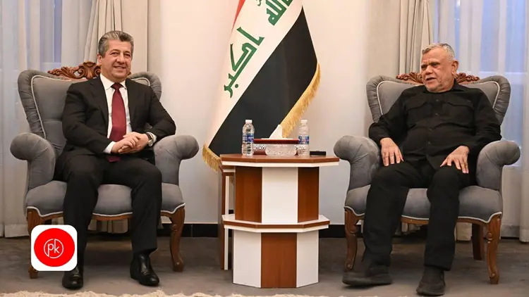 Mesrûr Barzanî li Bexdayê bi Hadî Amirî re civiya: Ji bo çareseriya pirsan hevnêrîn bûn