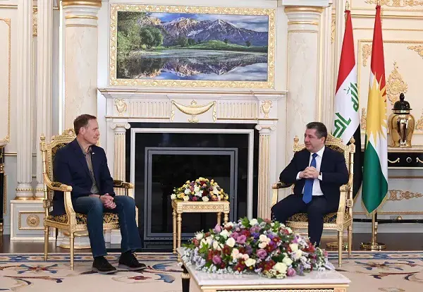 Serokwezîr Mesrûr Barzanî pêswaziya sandeya Senatoya DYAyê kir